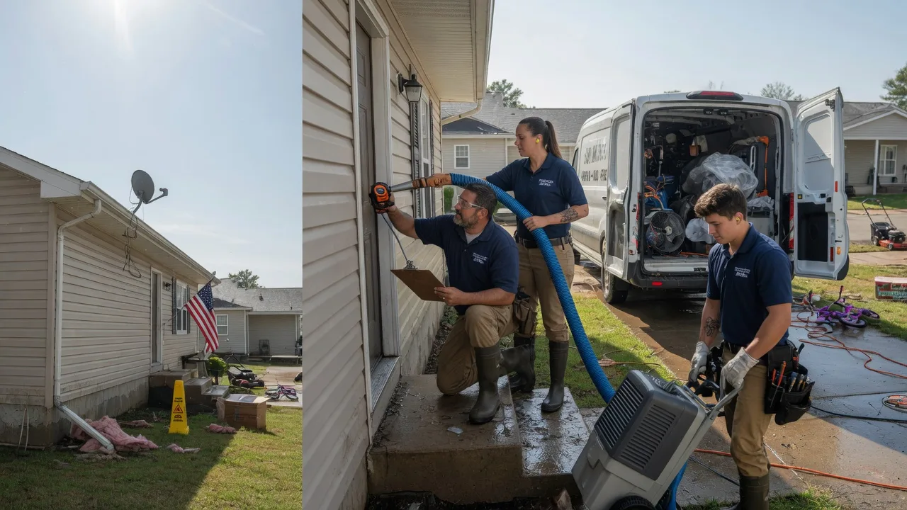 Ceiling Water Damage Restoration in Utica, MO near me